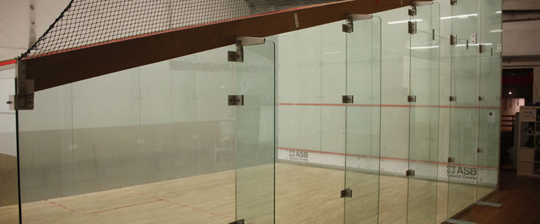 Court vitré du Squash Center Vincennes